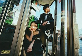 洋装ストリートロケ