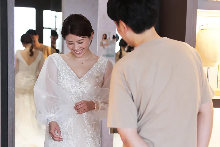 ドレス試着体験