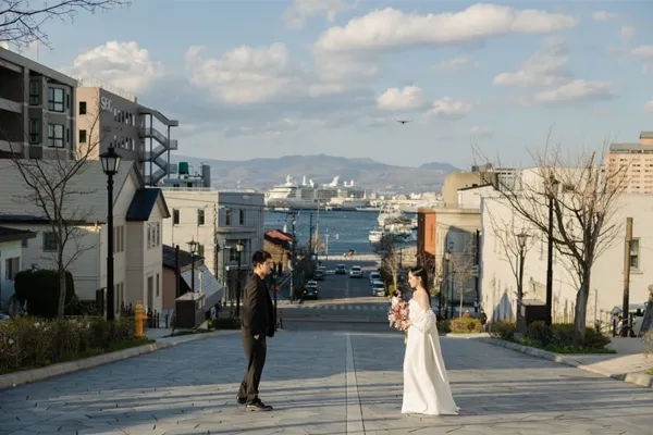 【期間限定】和装＋洋装　函館桜ロケーション