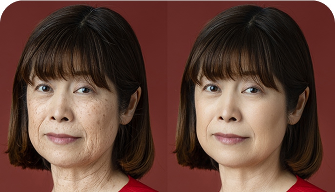 最新の写真修正技術で、すべての写真を最高の仕上がりに