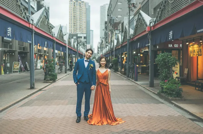 昔住んでいた街で思い出の地をめぐるフォト