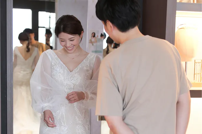 衣装合わせ/小物選び