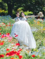 四季を感じる場所で和装を撮りたい！