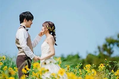 夏の花のロケーション撮影
