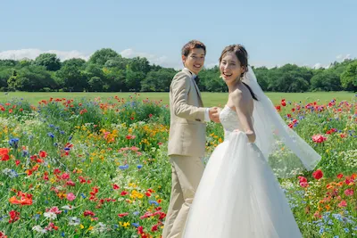 花畑ロケーション＋洋装ハウススタジオ1