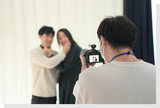 カップルフォト撮影の画像