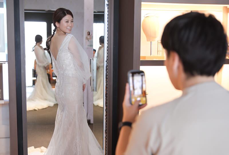 洋装試着体験