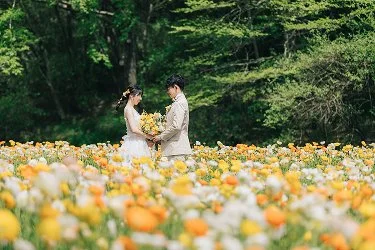 ポピーのウェディングフォト画像