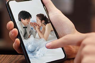 年賀状&結婚報告に! 3カット当日納品の画像